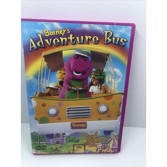 Barney's Adventure Bus DVD (Children's, Dinosaur). - Picture 1 of 10